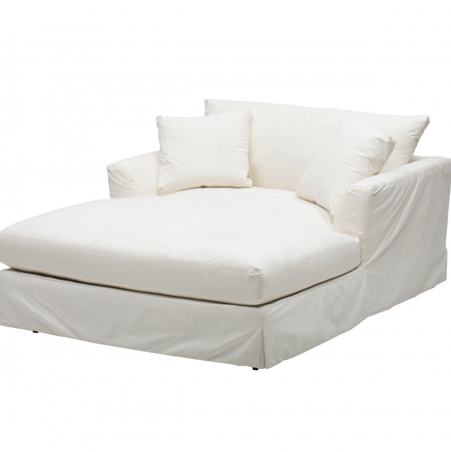 Two Arm Chaise Lounge Slipcover | Home Design Ideas