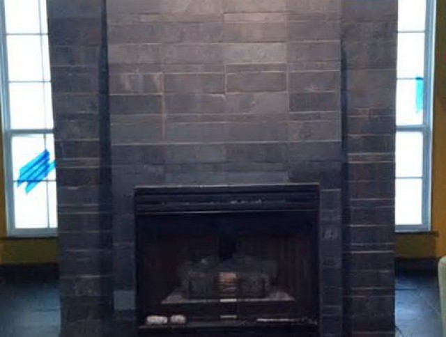 slate tile fireplace surround with arch flickr photo. enhance the beauty of your rooms with slate fireplace.  Home Design Ideas - Home Design Ideas Complete