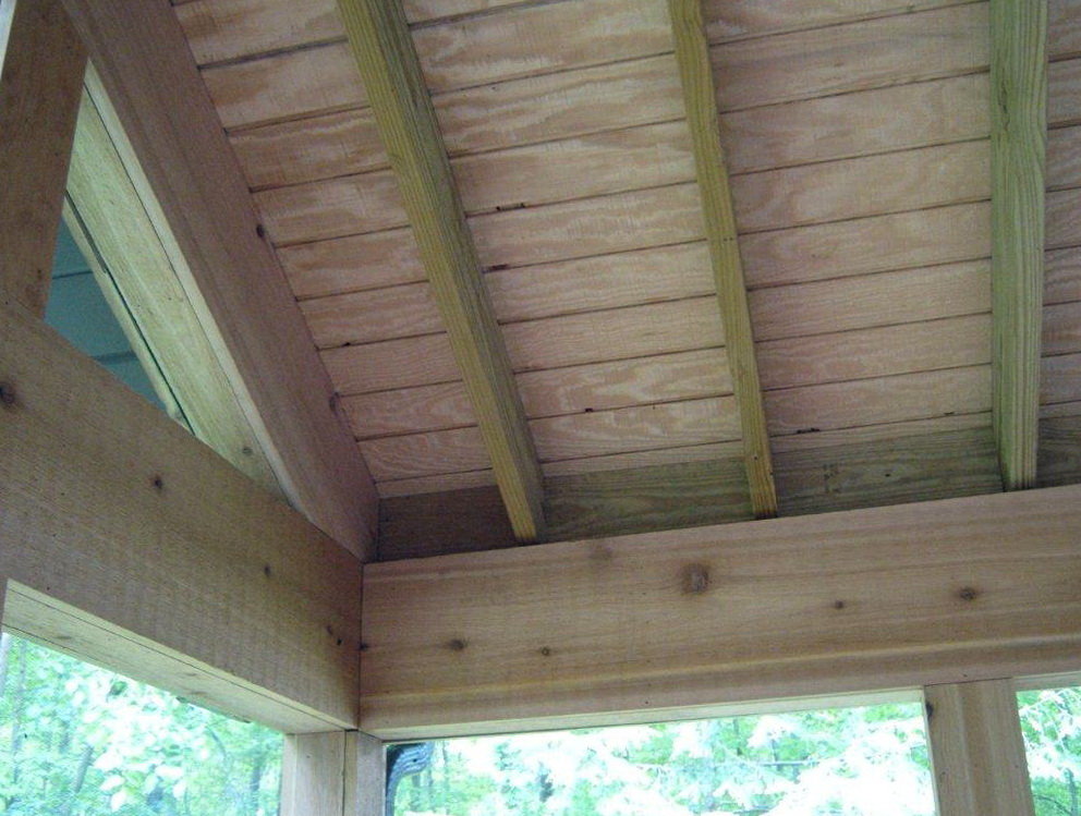 Beadboard Porch Ceiling Wood Home Design Ideas