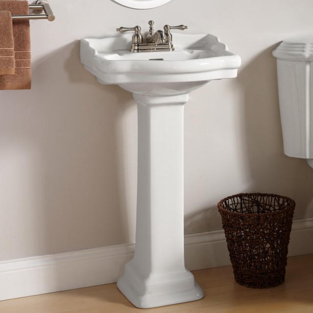 Porcher Pedestal Sink With Towel Bar Home Design Ideas