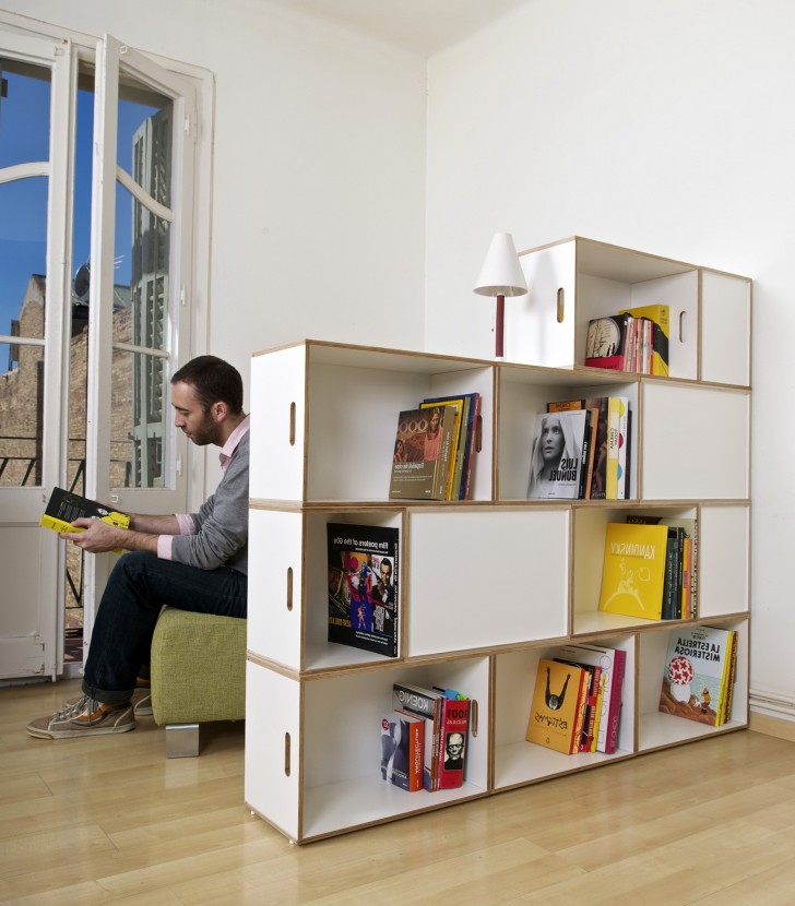 Permalink to Bookshelf Room Divider Apartment Therapy